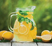 Pitcher of lemonade