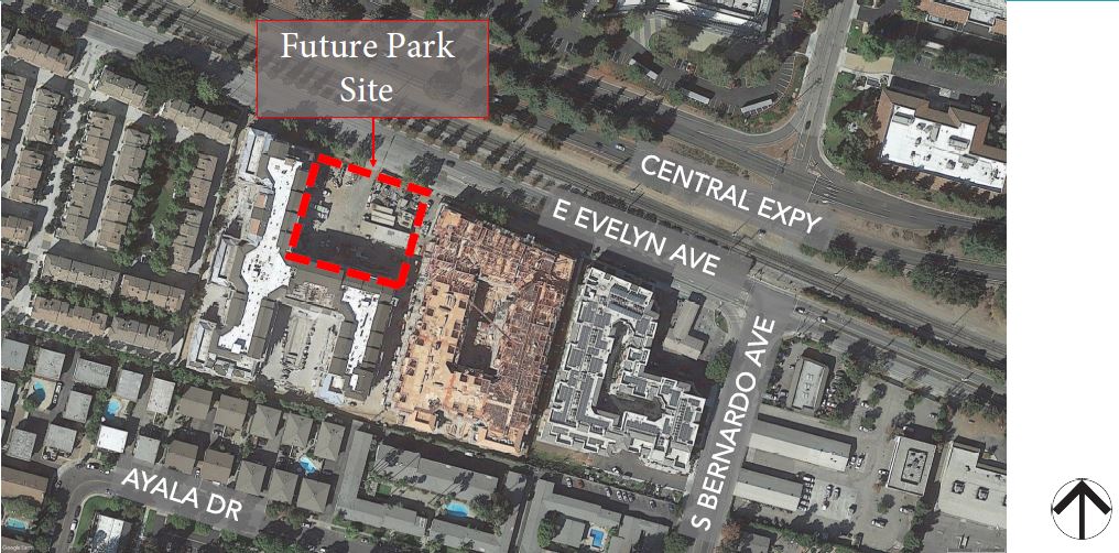 Evelyn Mini Park future site map