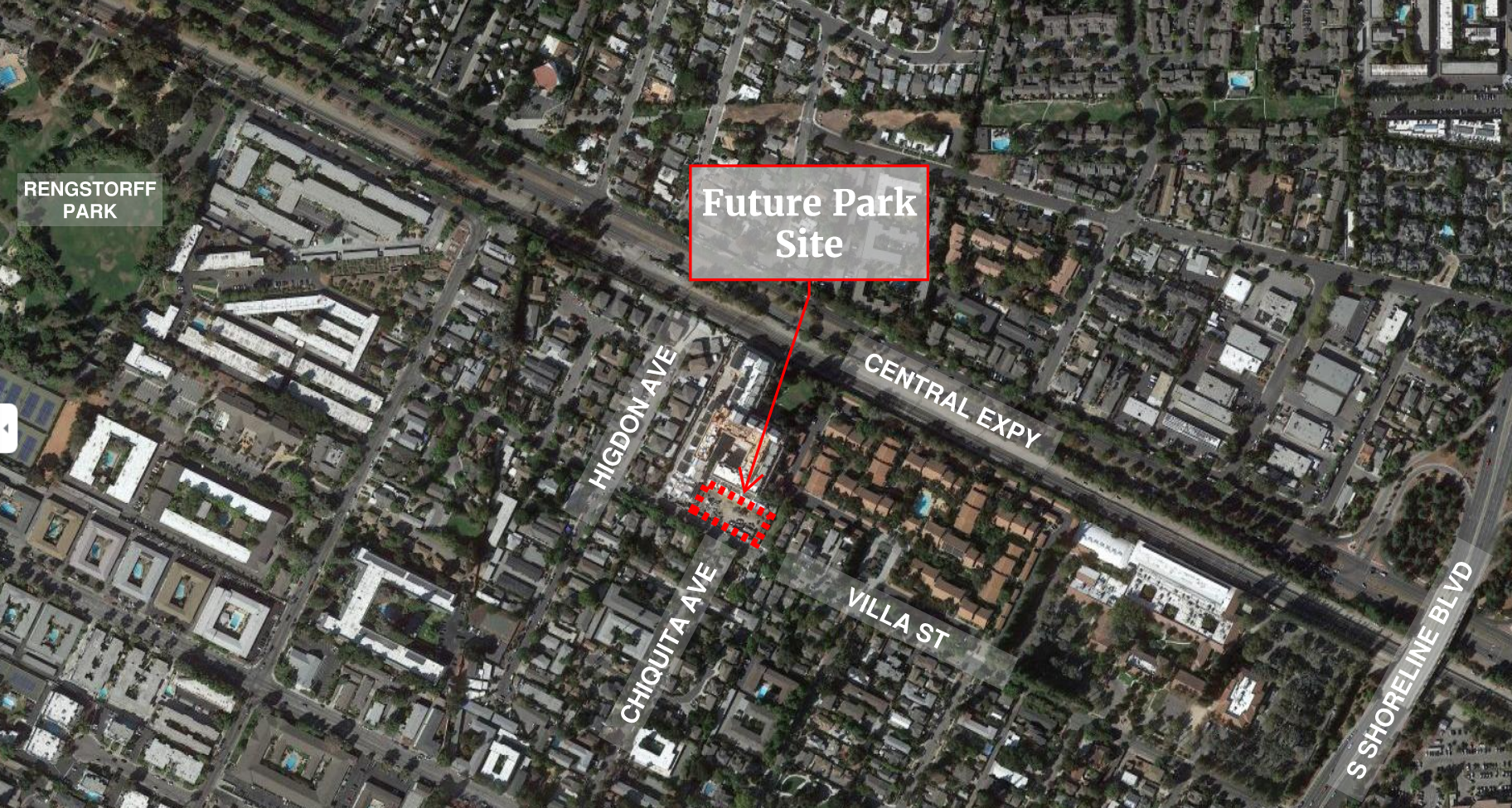 Villa Mini Park future site map