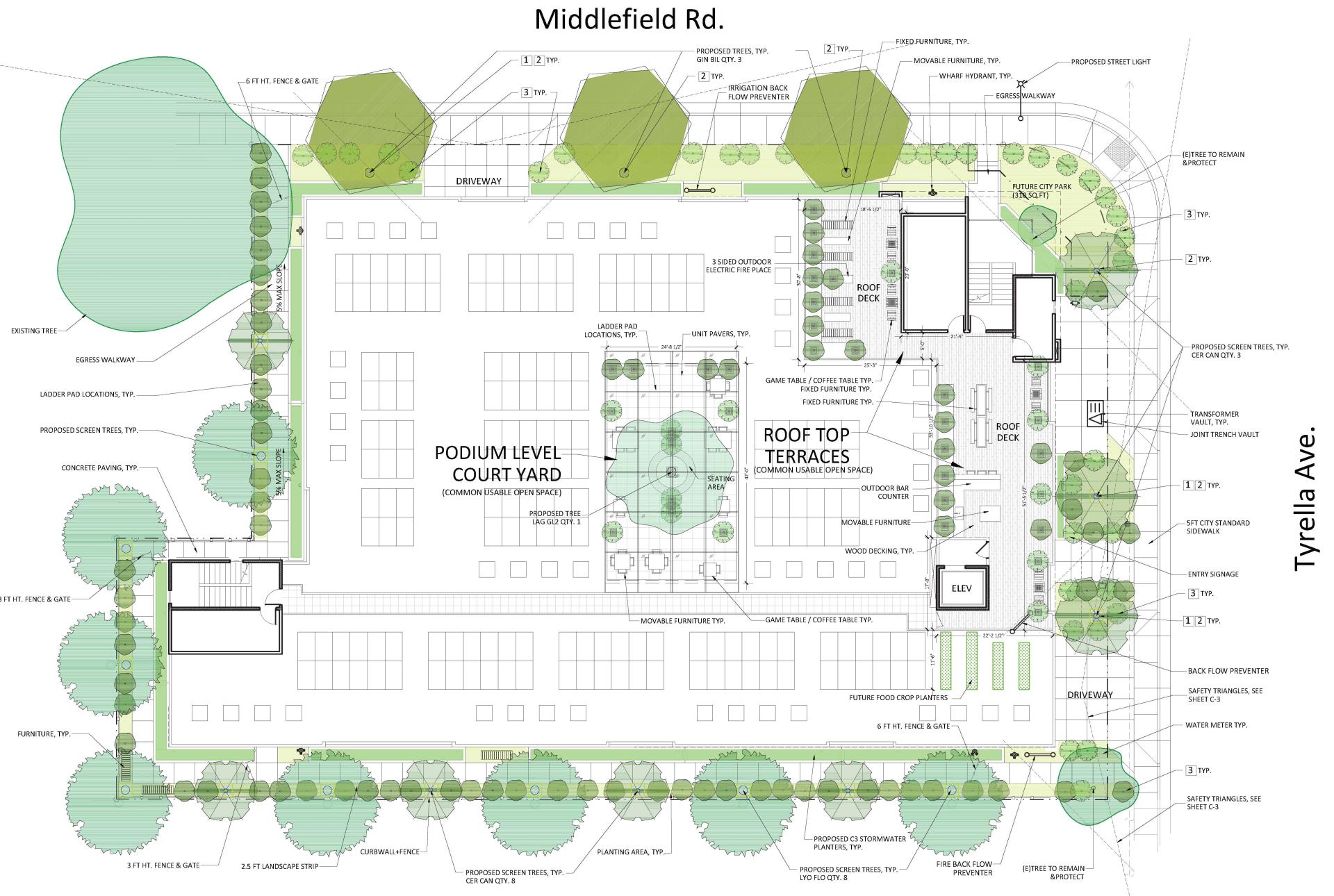 Tyrella Site Plan