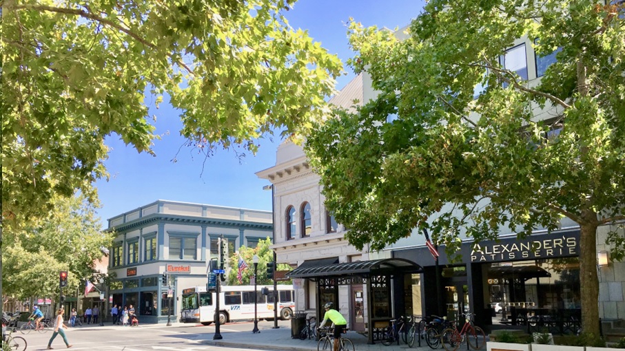 Historic buildings on Castro Street